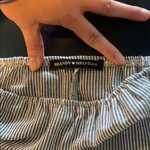brandy melville striped cassidy top - Picture 3 of 3